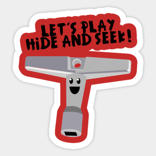 Let's Play Hide And Seek - Drum Key Sticker